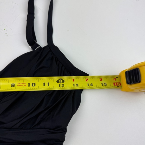 Jantzen Women's Black One Piece Bathing Suit Swimsuit - Picture 9 of 12